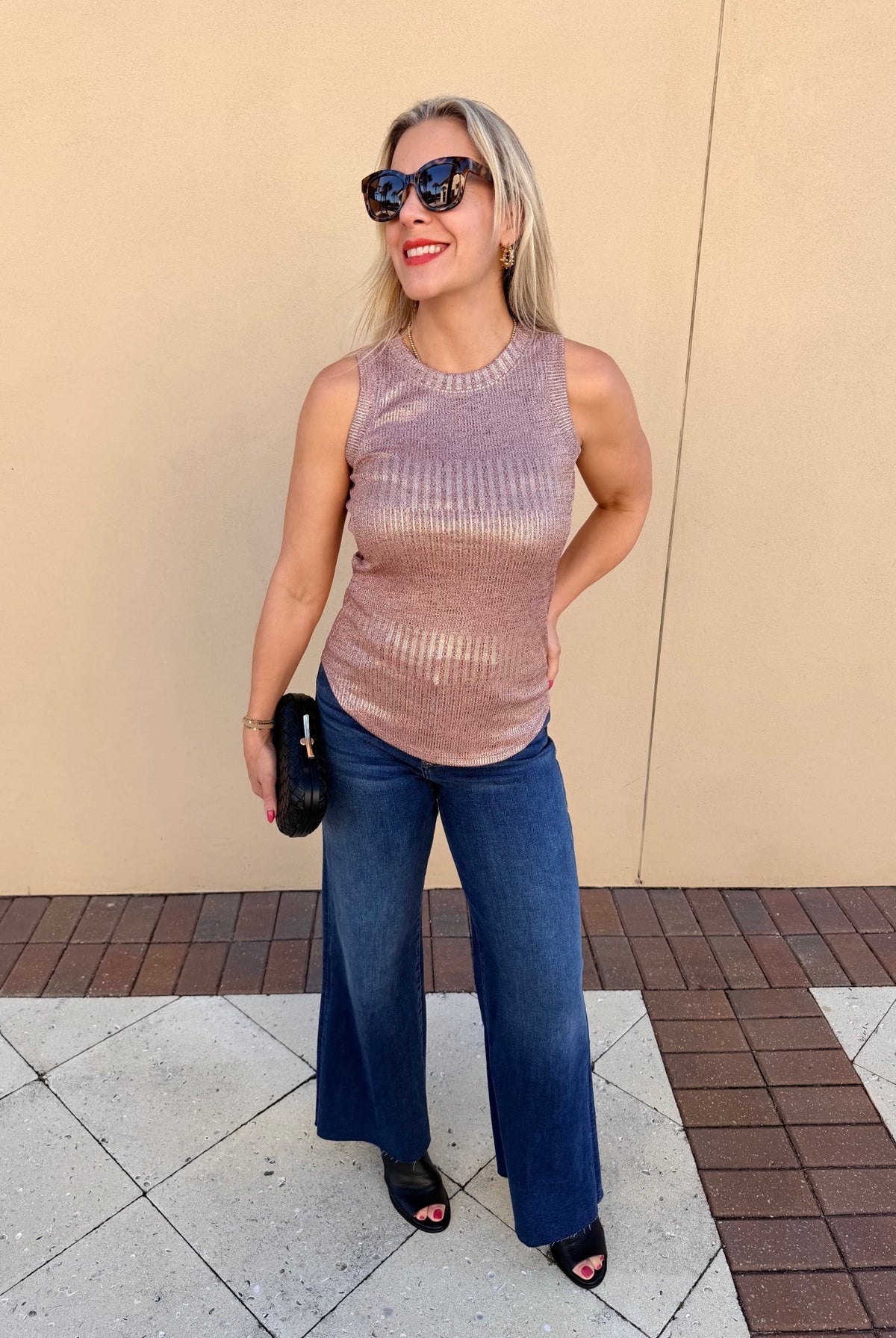 Another Love Cleo Top Rose Gold - Fleur-De-Lis Boutique