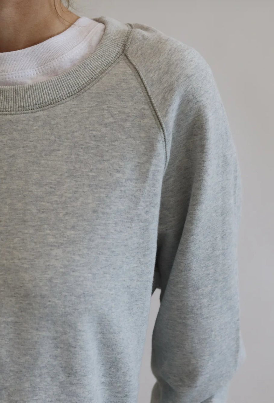 The Perfect Cotton Crew Neck Sweatshirt - Fleur - De - Lis Boutique