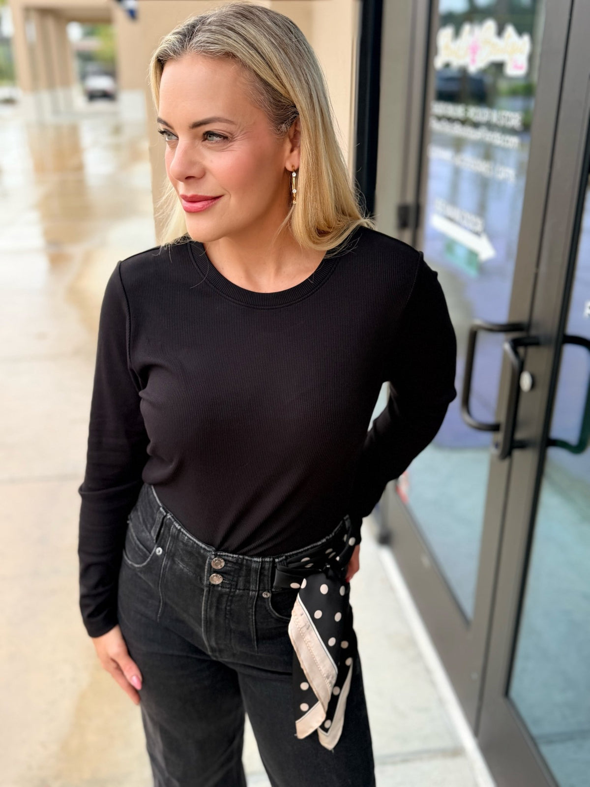 Another Love Elva Top Black - Fleur-De-Lis Boutique