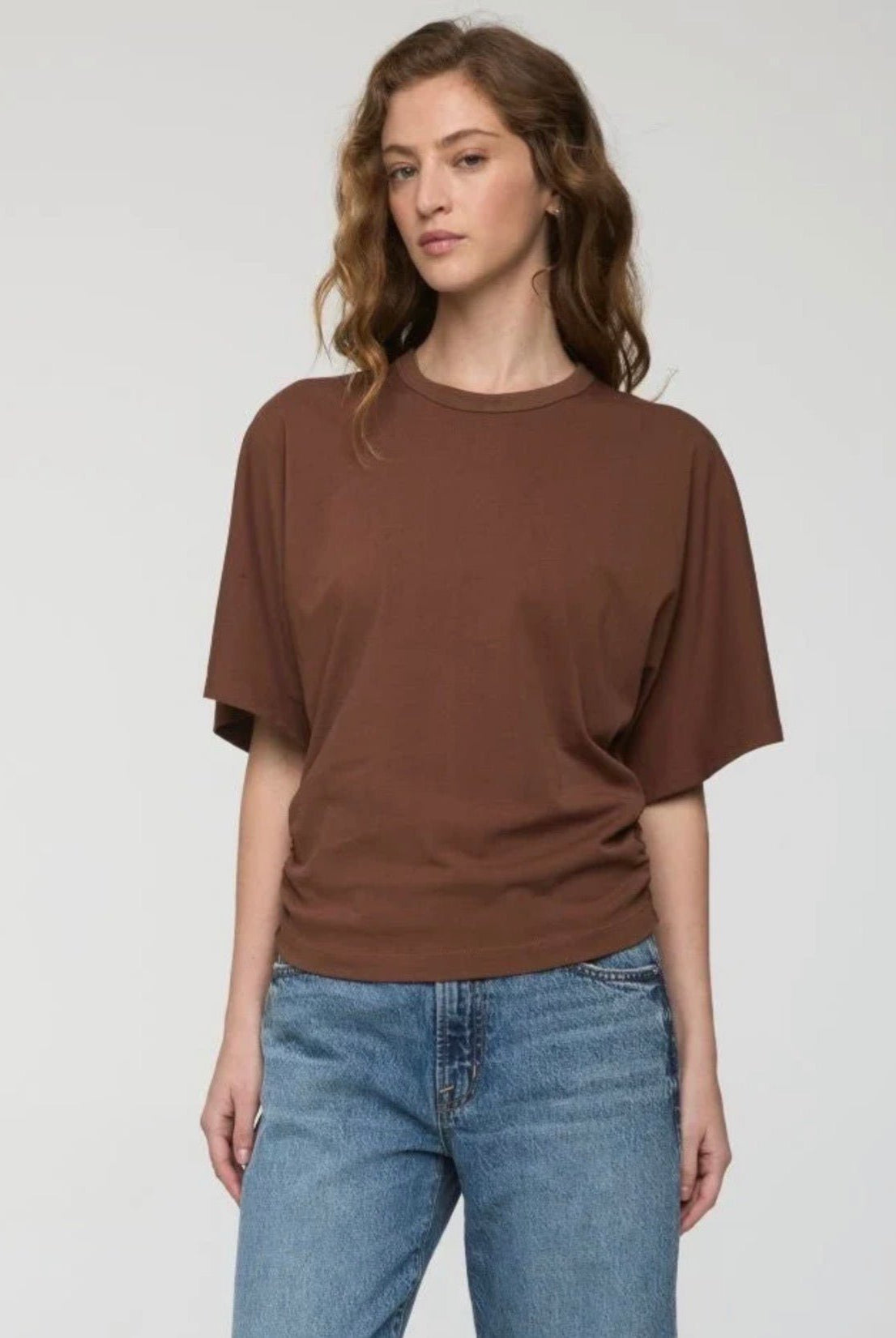 Pistola Veronica Kimono Tee Brown - Fleur-De-Lis Boutique