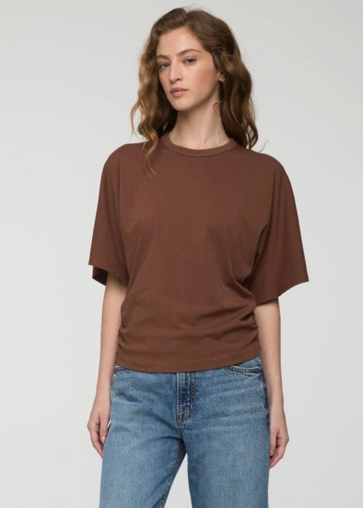 Pistola Veronica Kimono Tee Brown - Fleur-De-Lis Boutique