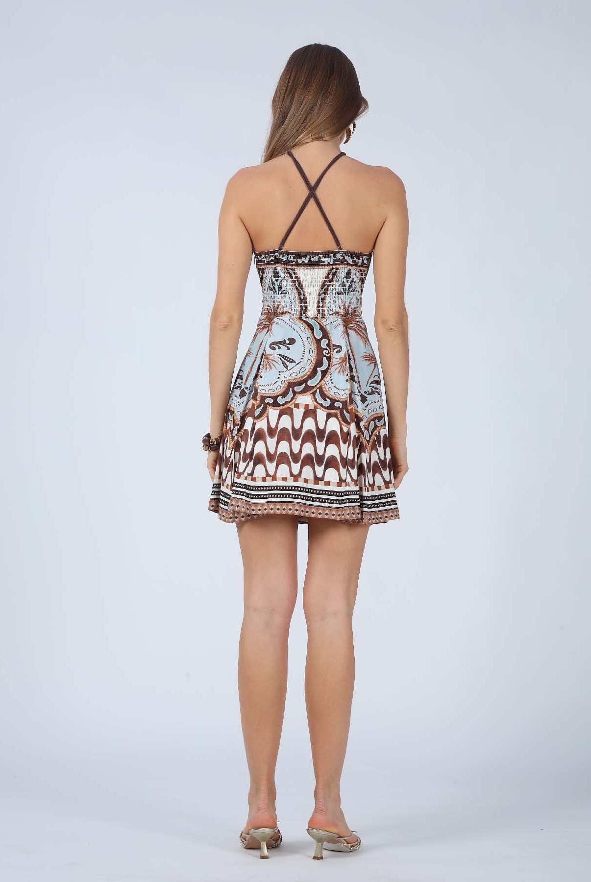 Aylaya Cecilia Halter Mini Dress - Fleur-De-Lis Boutique