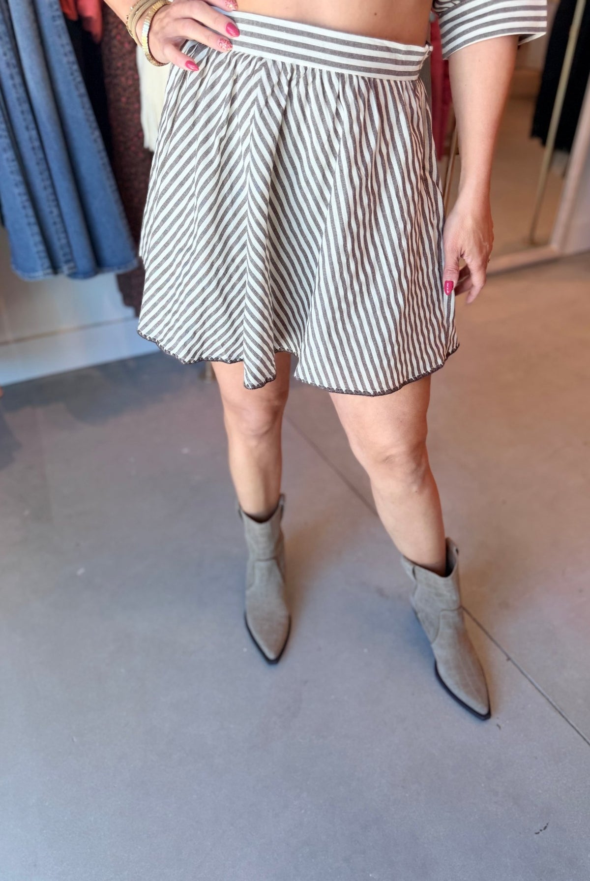 Aylaya Benny Mini Skirt - Fleur-De-Lis Boutique