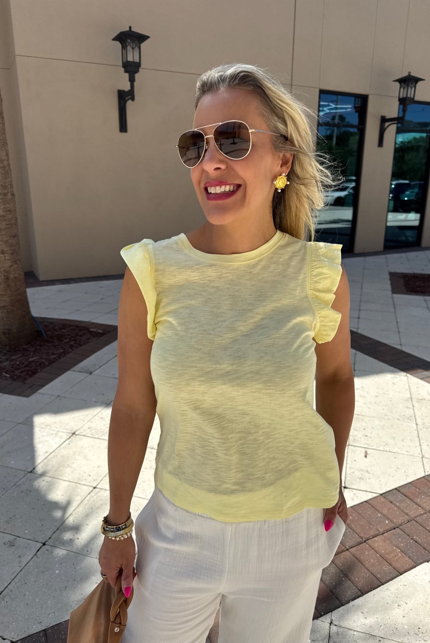 Another Love North Top Wax Yellow - Fleur - De - Lis Boutique