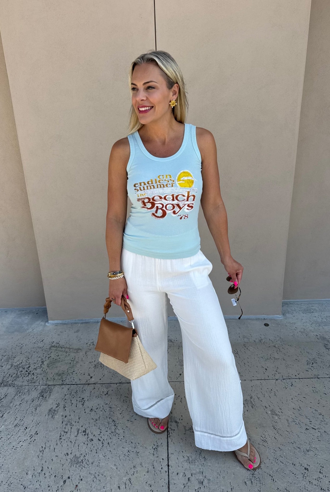 People Of Leisure Beach Boys Tank - Fleur - De - Lis Boutique