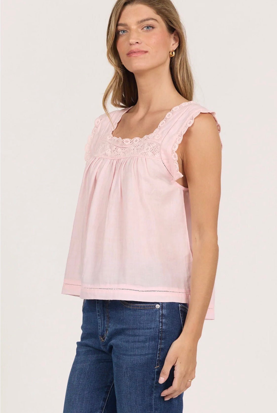 Dear John Una Top Pink - Fleur - De - Lis Boutique