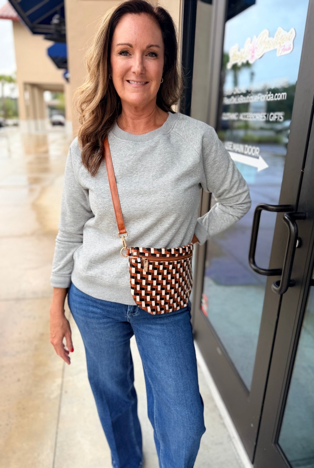 Another Love Astra Top Heather Grey - Fleur-De-Lis Boutique
