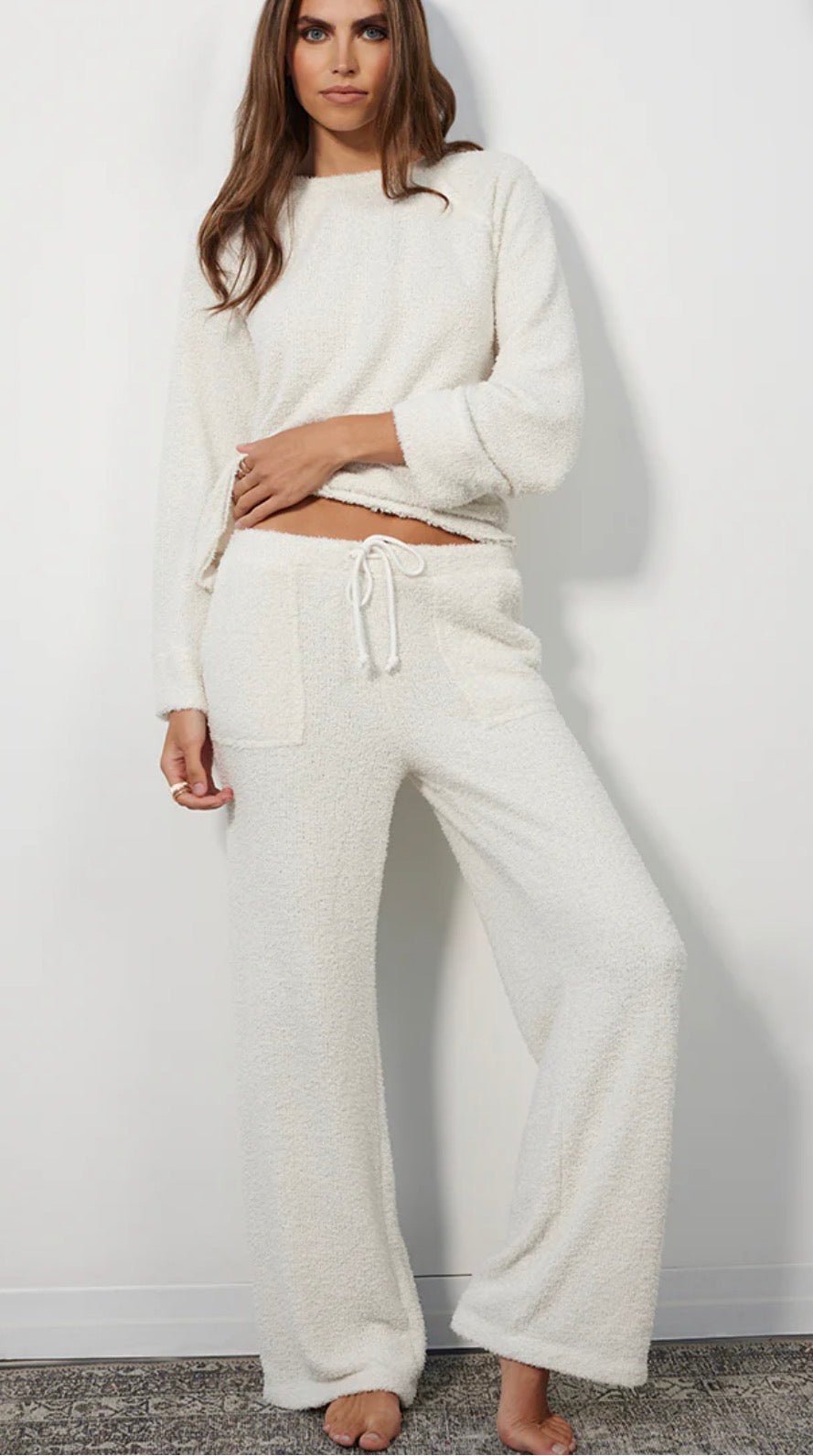 Bobi Los Angeles Wide Leg Boucle Pant - Fleur - De - Lis Boutique