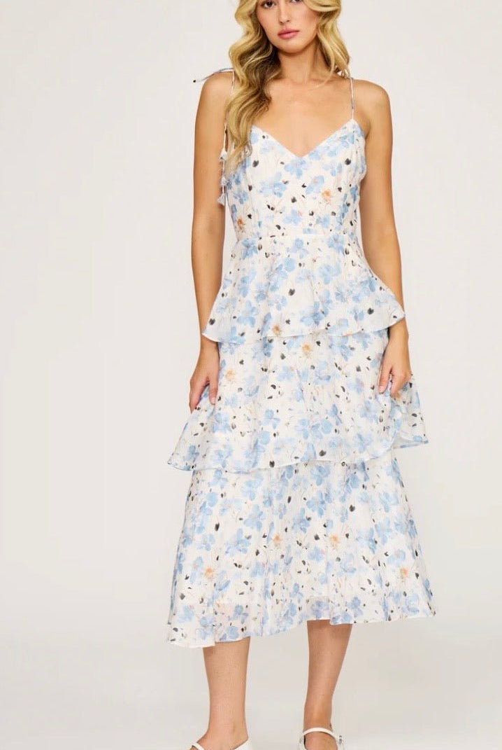 Lucy Paris Maizie Tiered Dress - Fleur - De - Lis Boutique