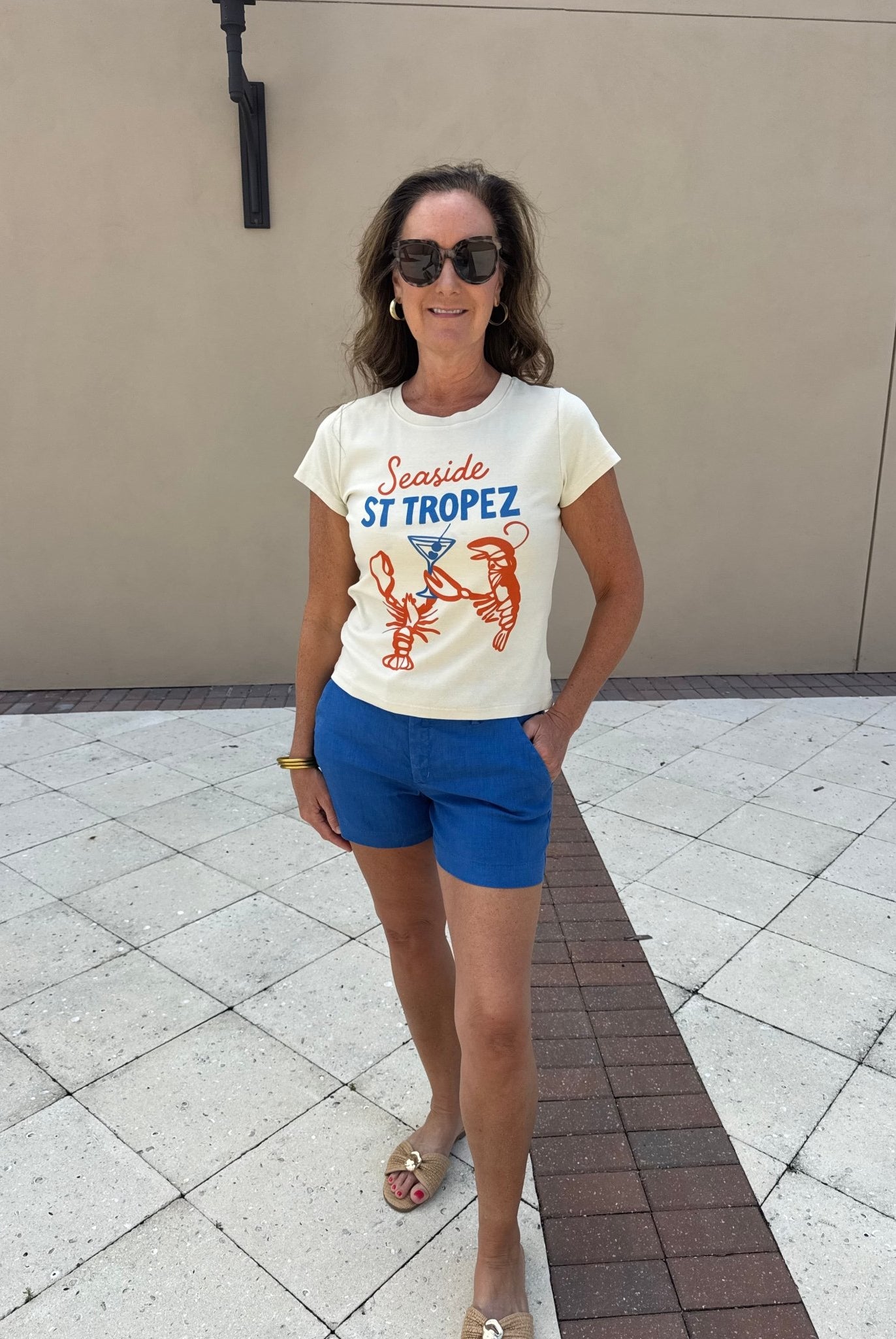 People of Leisure Sea Side Baby Tee - Fleur - De - Lis Boutique