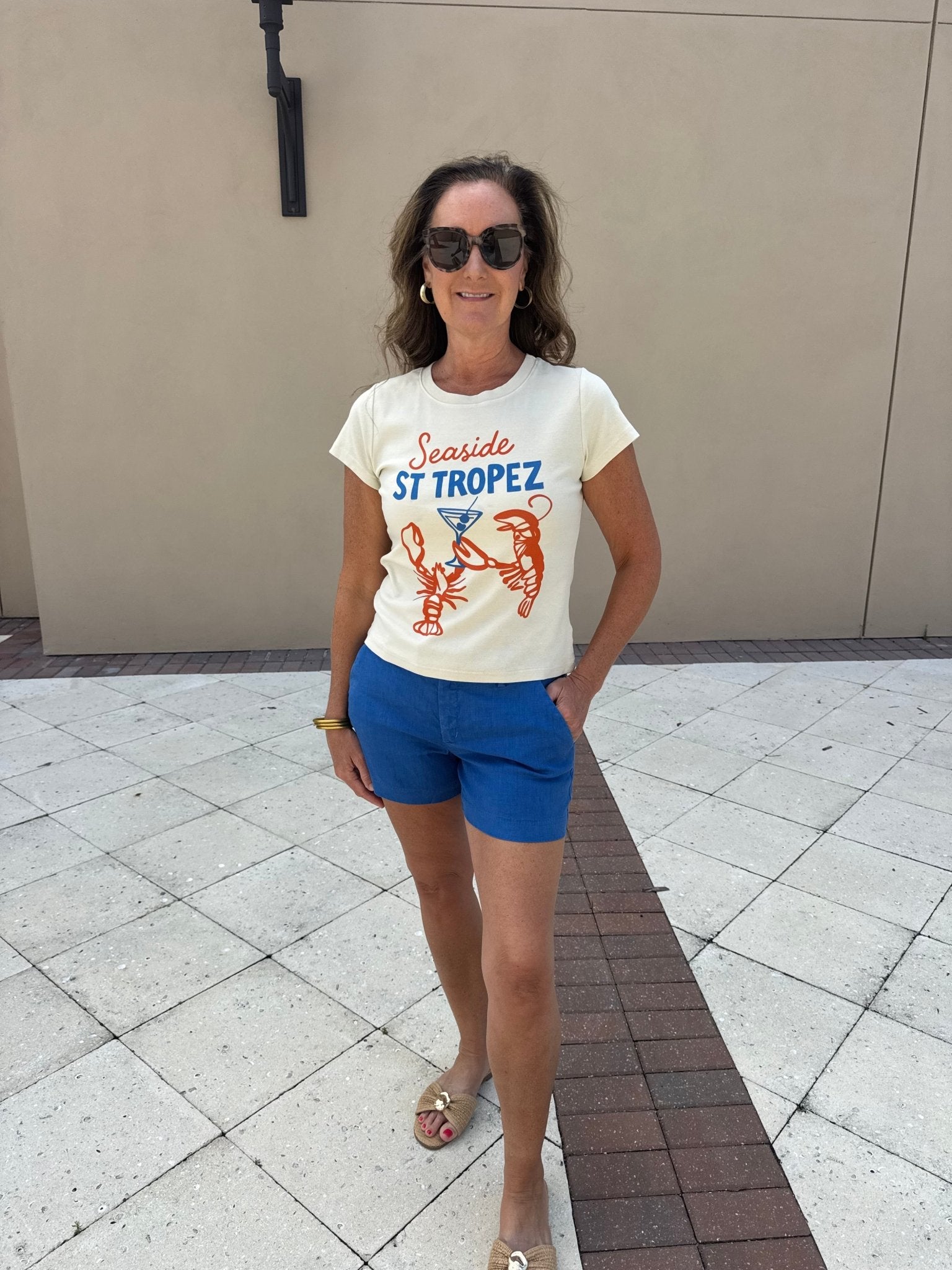 People of Leisure Sea Side Baby Tee - Fleur - De - Lis Boutique