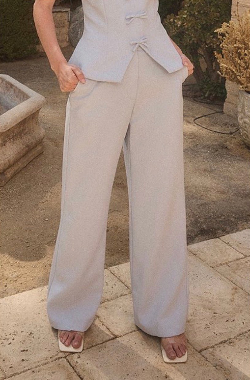 Lucy Paris Valli Trousers - Blue - Fleur - De - Lis Boutique