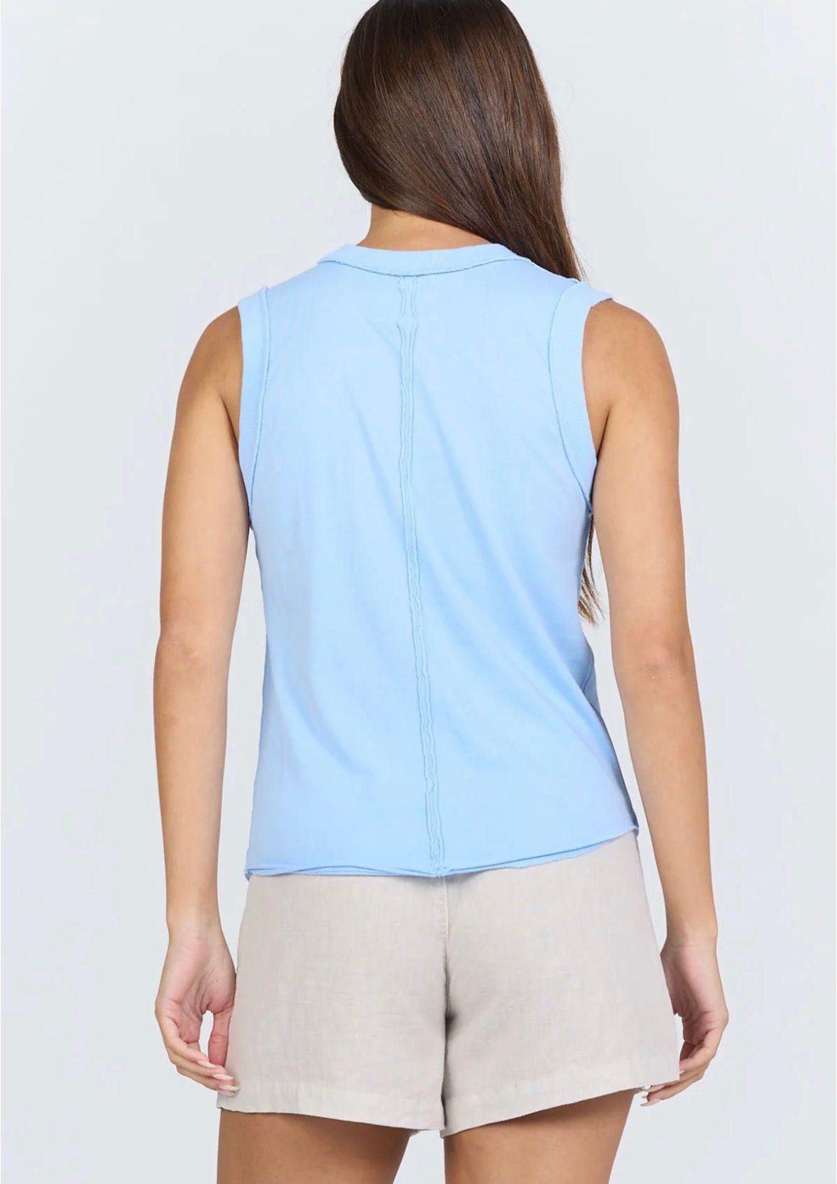 Dear John Zo Top Placid Blue - Fleur - De - Lis Boutique