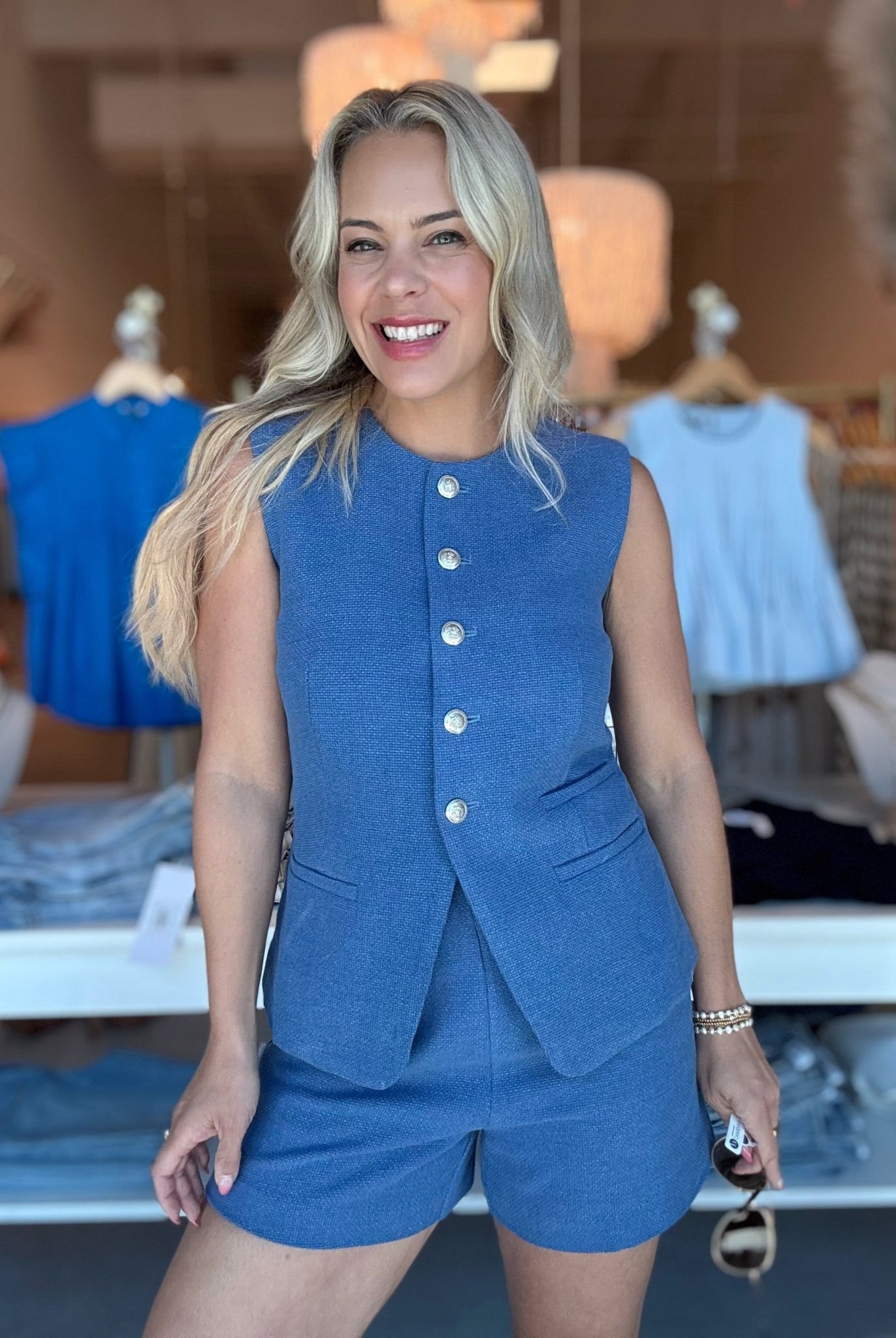 Lucy Paris Elliot Suit Vest - Fleur - De - Lis Boutique