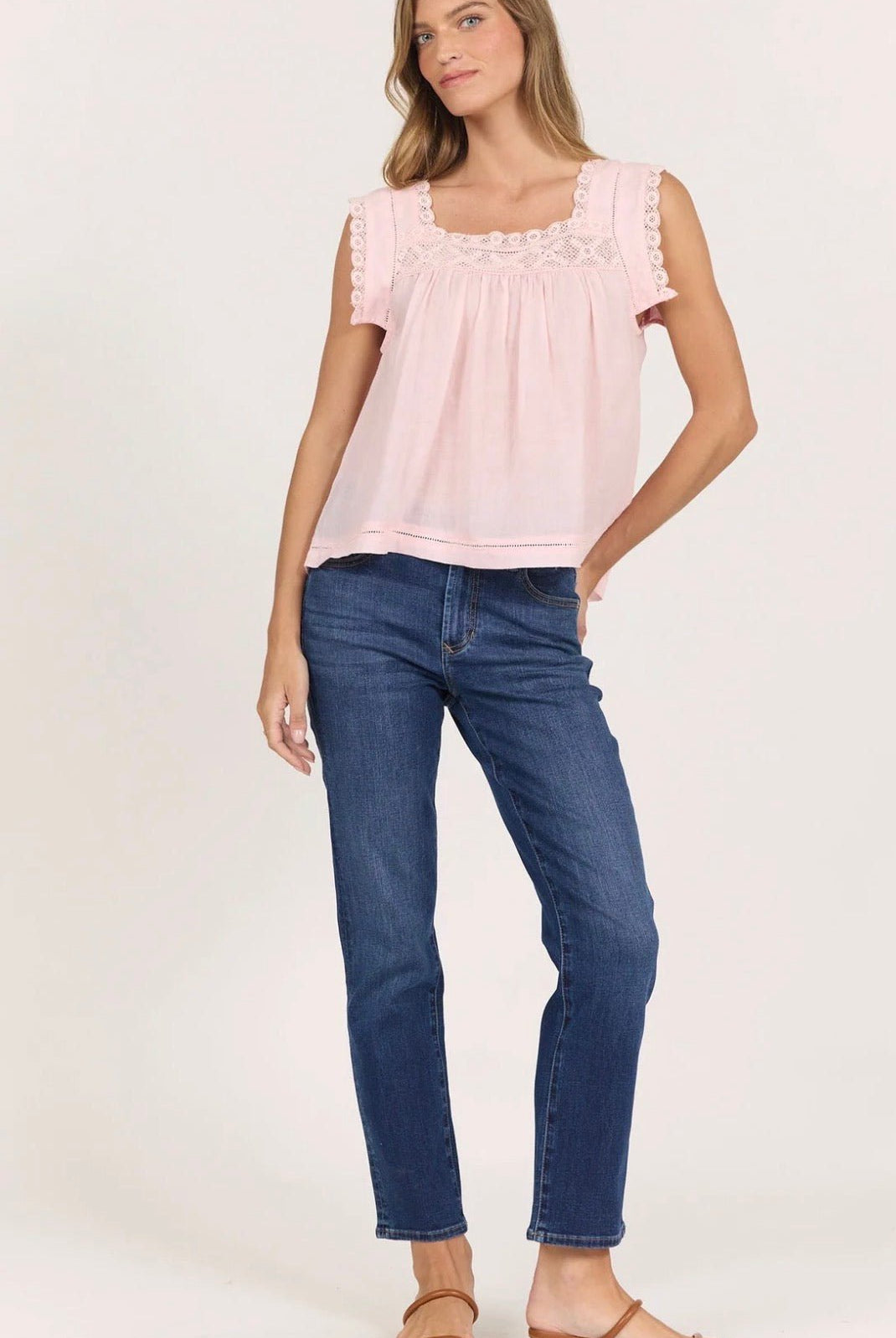 Dear John Una Top Pink - Fleur - De - Lis Boutique