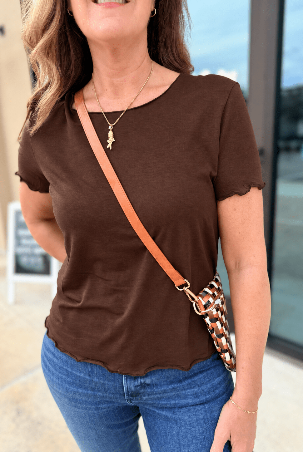 Another Love Tati Top Espresso Bean - Fleur-De-Lis Boutique
