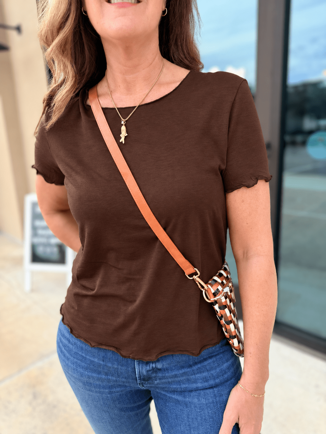 Another Love Tati Top Espresso Bean - Fleur-De-Lis Boutique