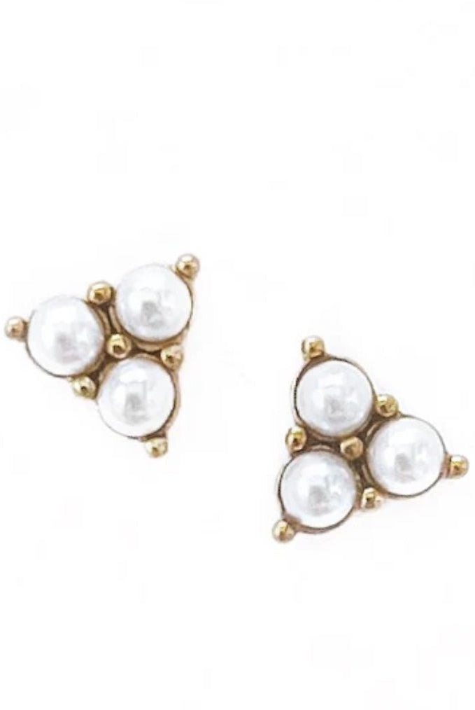 BELJOY Dottie Pearl Stud Earrings - Fleur-De-Lis Boutique