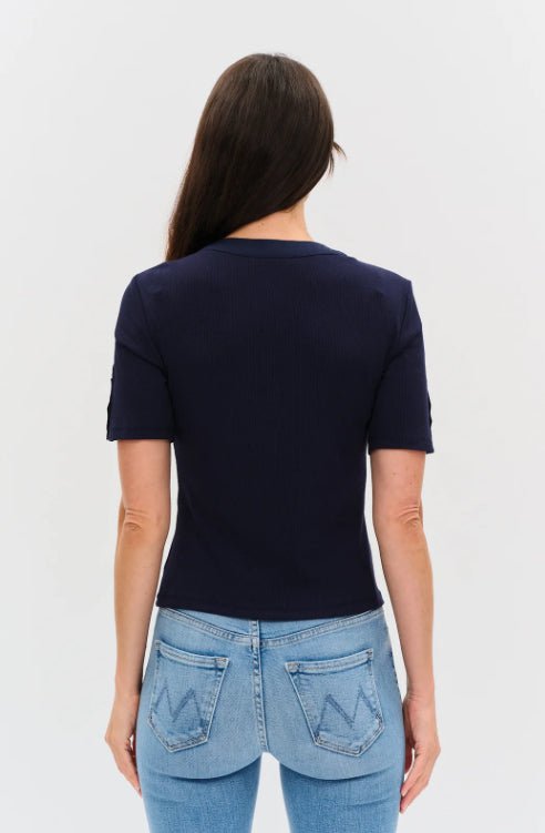 Six Fifty Miko Top Navy - Fleur - De - Lis Boutique