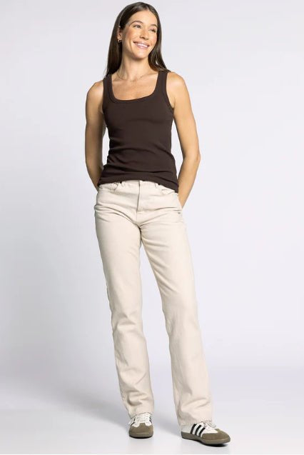 Clarkson Tank Coffee Bean - Fleur - De - Lis Boutique