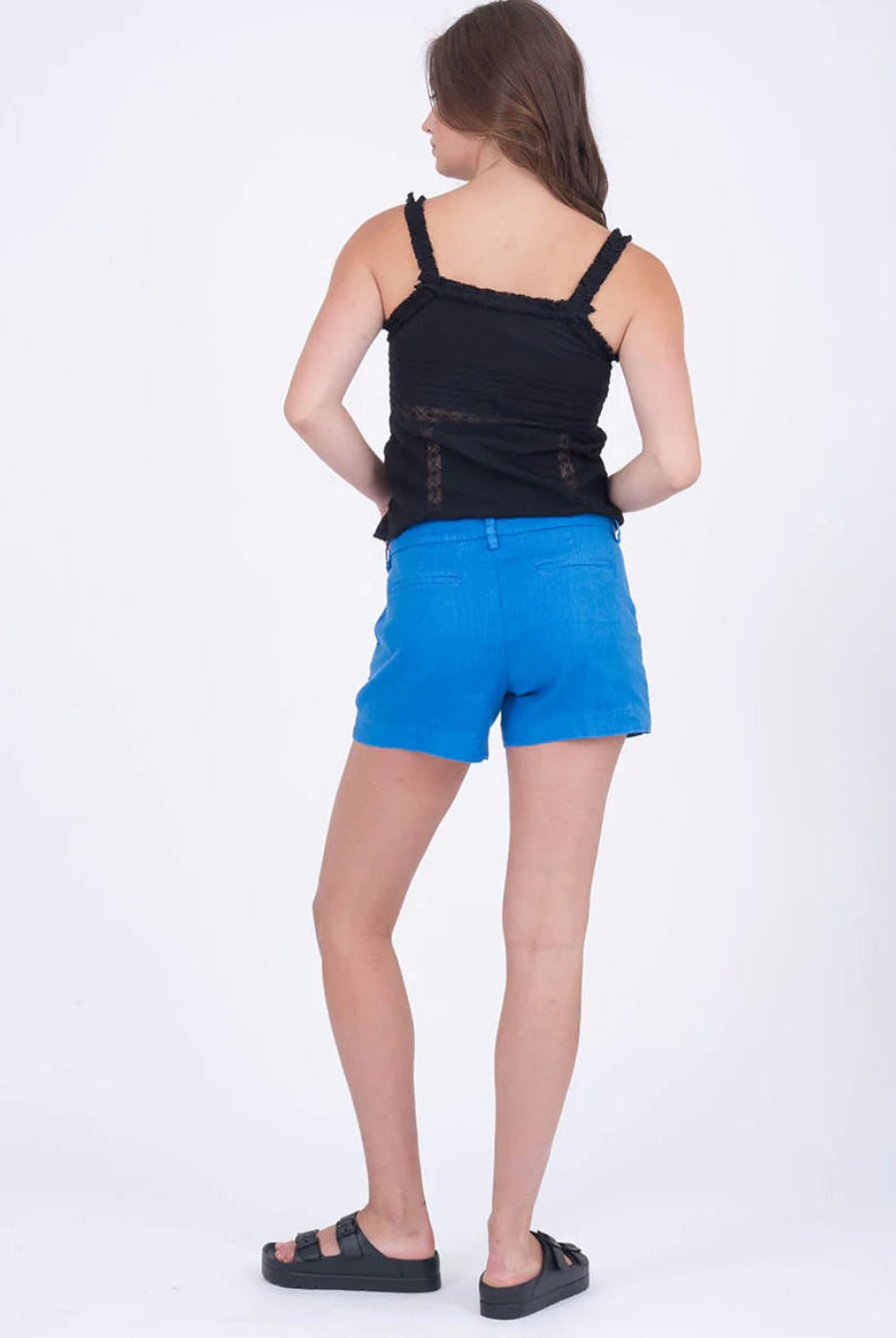 Level 99 Cassandra Short Blue Bell - Fleur - De - Lis Boutique