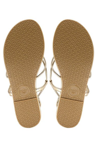 Solei Sea Angie Sandals Gold - Fleur - De - Lis Boutique