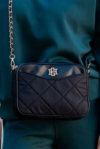 Caroline Hill Fiona Crossbody Black Nylon - Fleur-De-Lis Boutique