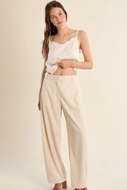 Molly Bracken Satin Camisole with Lace Detail White - Fleur - De - Lis Boutique