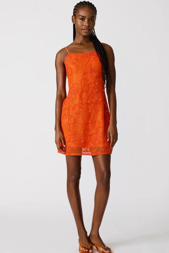Steve Madden Maureen Mini Dress Salsa Red - Fleur-De-Lis Boutique
