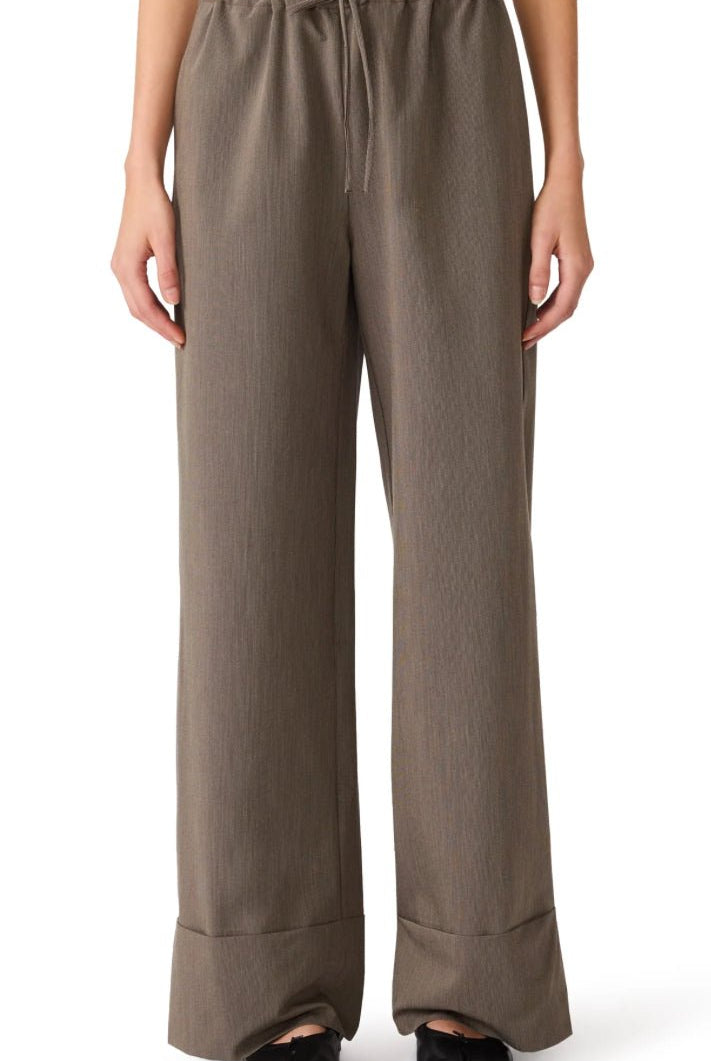 Steve Madden Idra Pant Walnut - Fleur-De-Lis Boutique