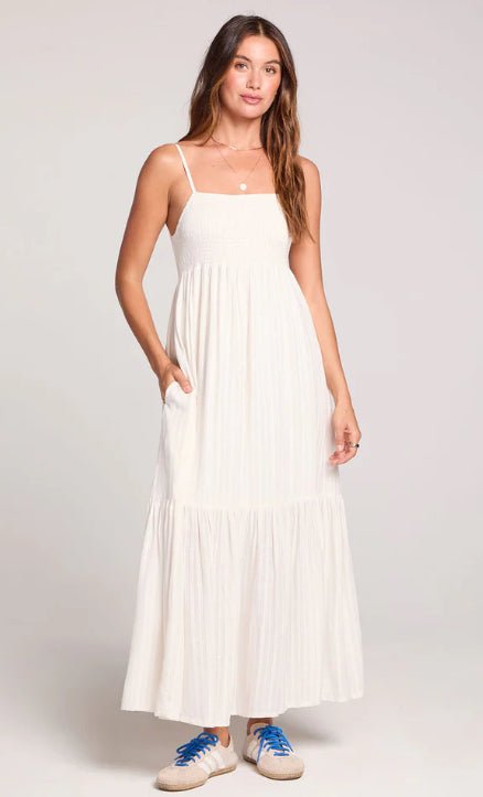 Saltwater Luxe Tanki Midi Dress Salt - Fleur - De - Lis Boutique