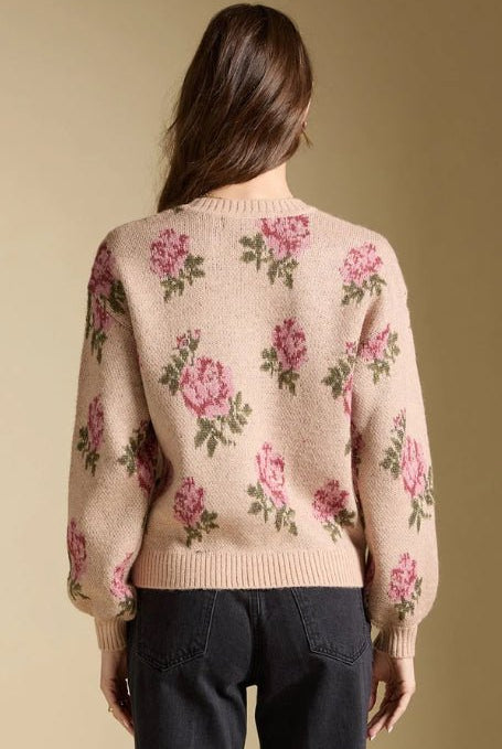 Saltwater Luxe Long Sleeve Sweater Sand - Fleur-De-Lis Boutique