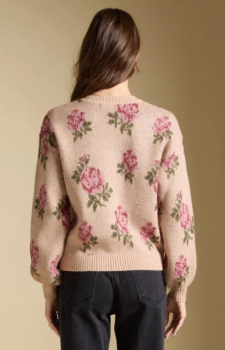 Saltwater Luxe Long Sleeve Sweater Sand - Fleur-De-Lis Boutique