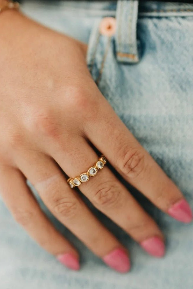 Pretty Simple Esme Eternity Ring Waterproof - Fleur-De-Lis Boutique