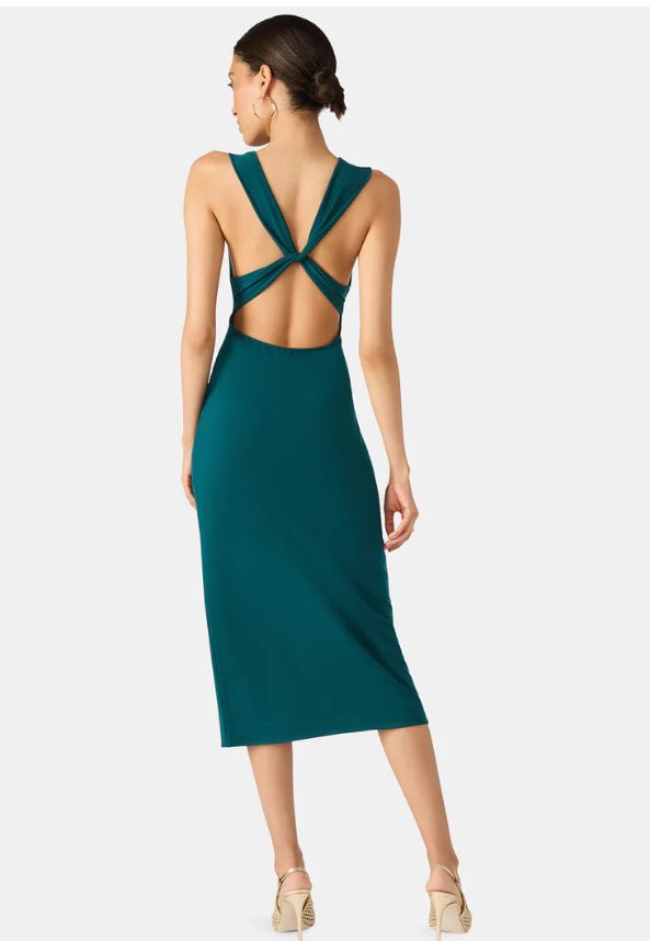 Kalina Dress Midnight Teal - Fleur - De - Lis Boutique