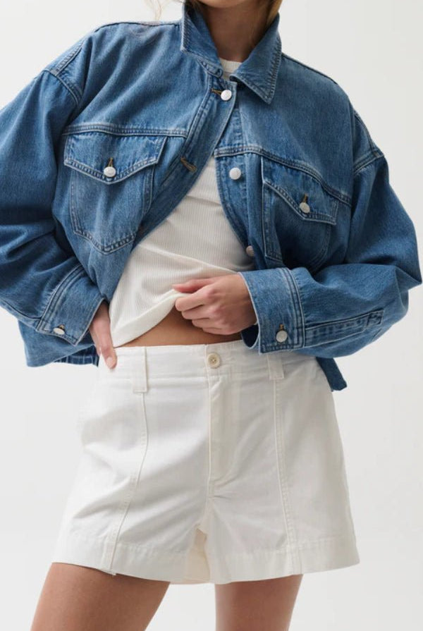 Pistola Mason White Shorts - Fleur - De - Lis Boutique