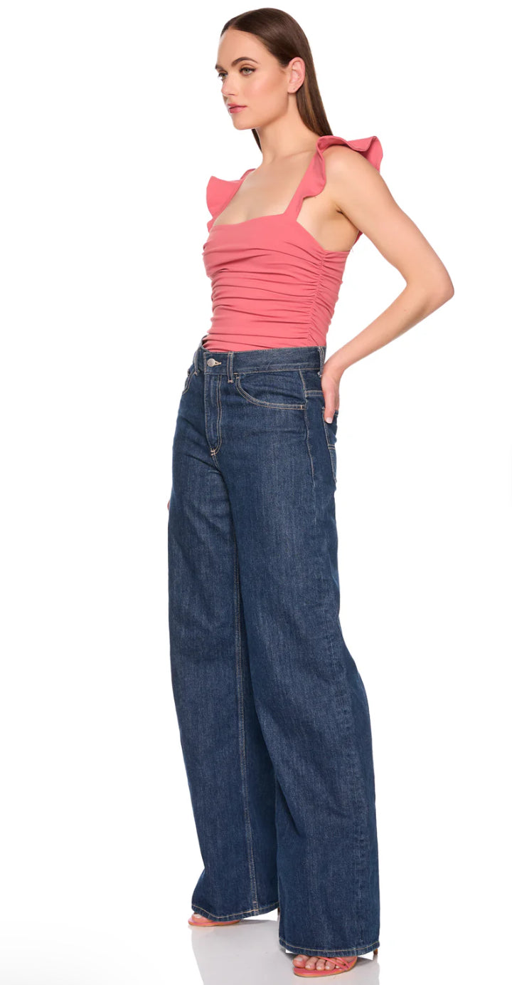 Susana Monaco Flutter Sleeve Tank