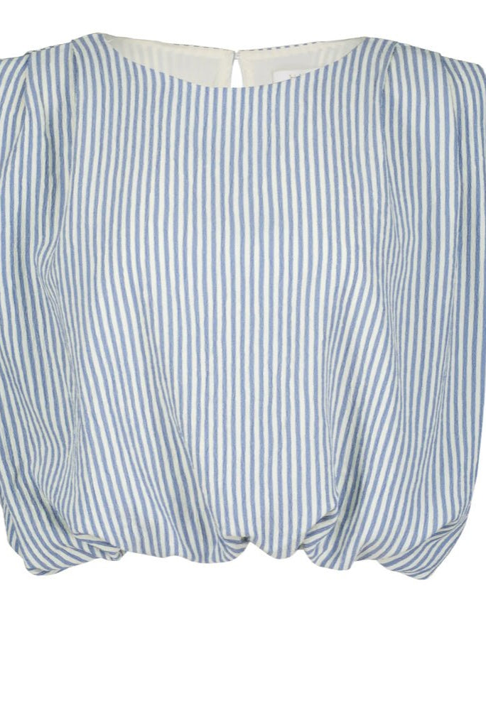 Bishop + Young Serafina Stripe Bubble Top - Fleur - De - Lis Boutique