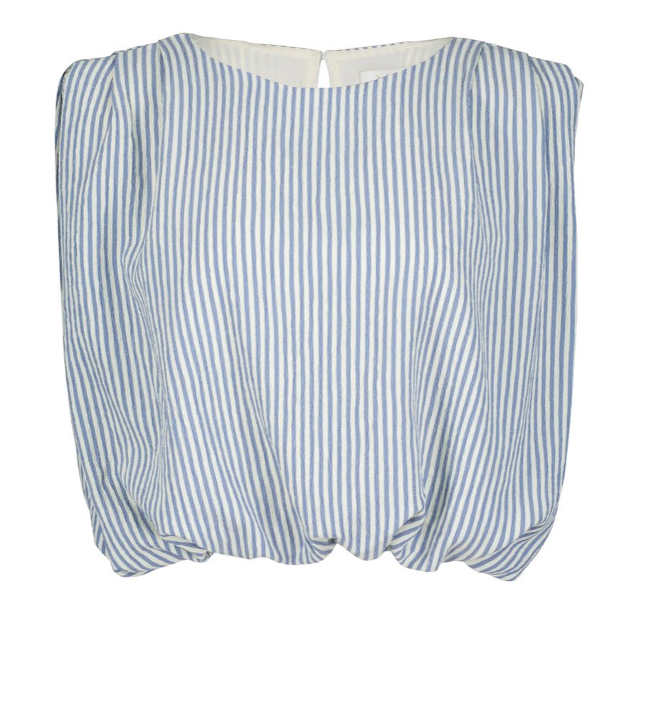 Bishop + Young Serafina Stripe Bubble Top - Fleur - De - Lis Boutique