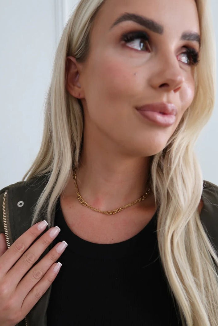 Chansutt Pearls Gold Grace Necklace - Fleur-De-Lis Boutique