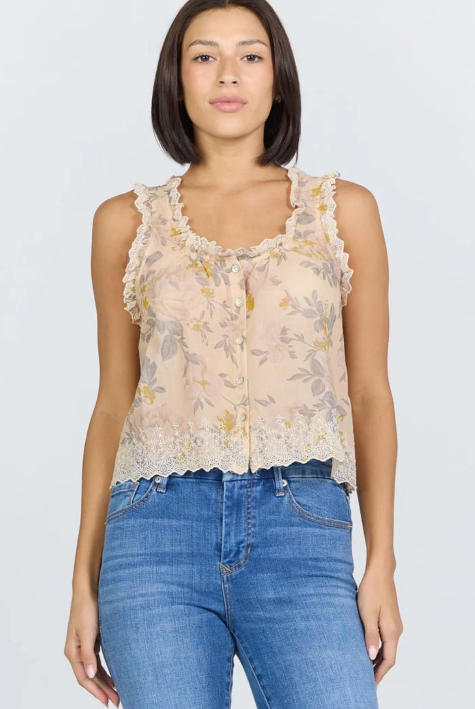Dear John Ada Top Tuscan Bouquet - Fleur-De-Lis Boutique