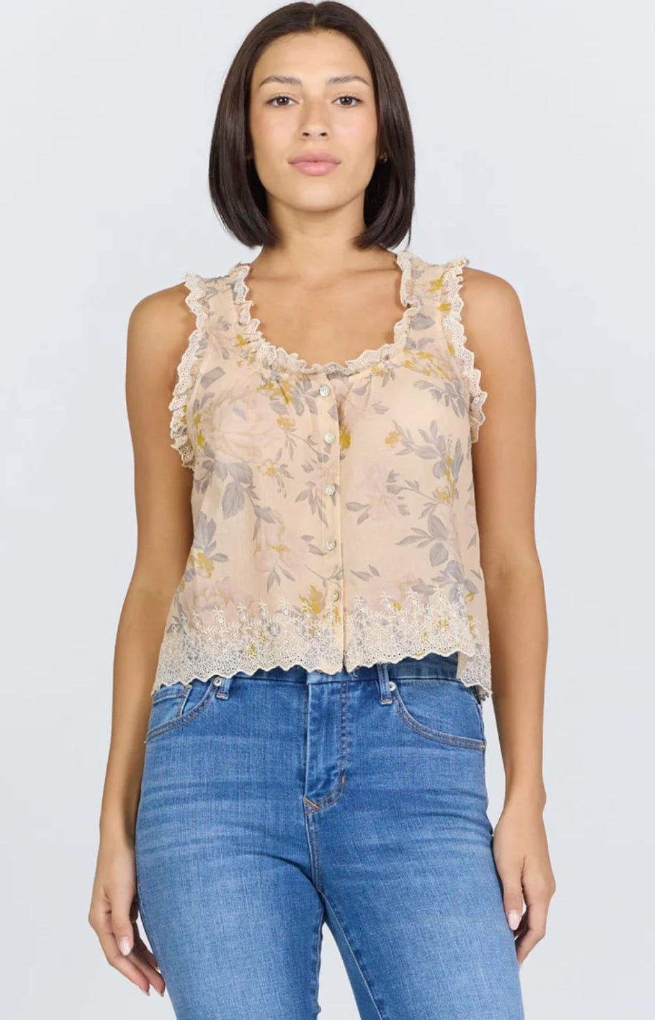 Dear John Ada Top Tuscan Bouquet - Fleur-De-Lis Boutique