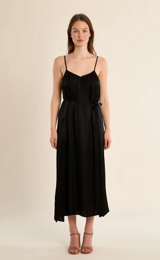 Molly Bracken Black Woven Dress - Fleur-De-Lis Boutique