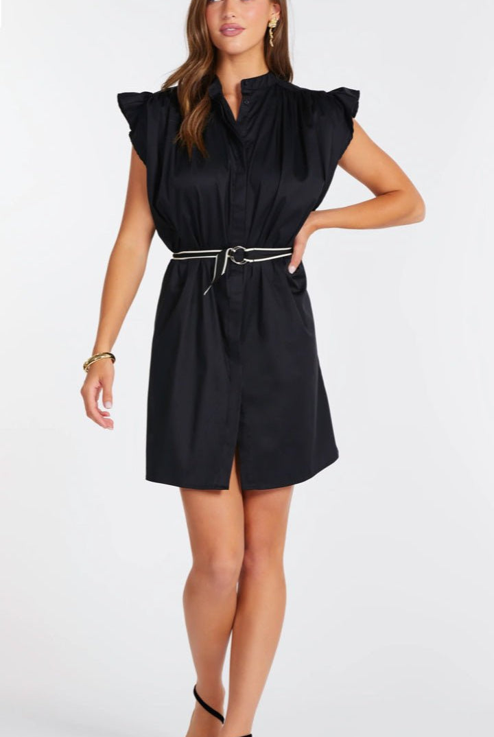 Bishop & Young Mallorca Flutter Sleeve Dress - Fleur - De - Lis Boutique