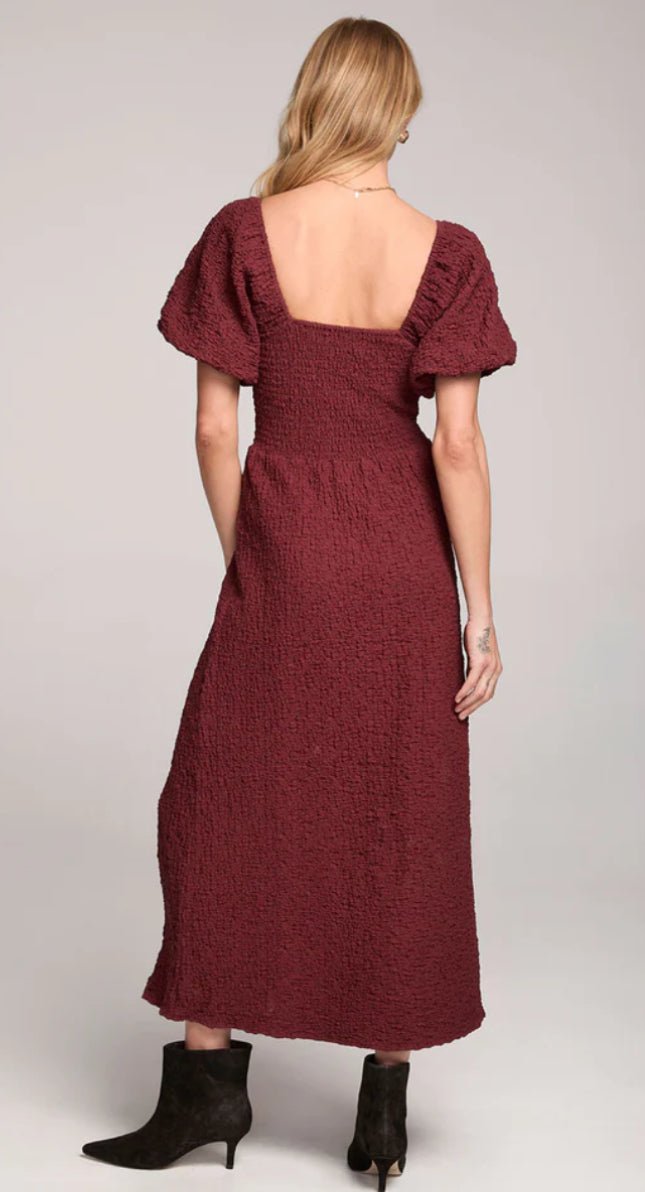 Saltwater Luxe Colyn Sangria Midi Dress - Fleur - De - Lis Boutique