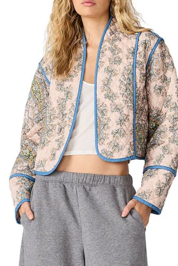 Steve Madden Adalynn Jacket Pearl Blush - Fleur-De-Lis Boutique