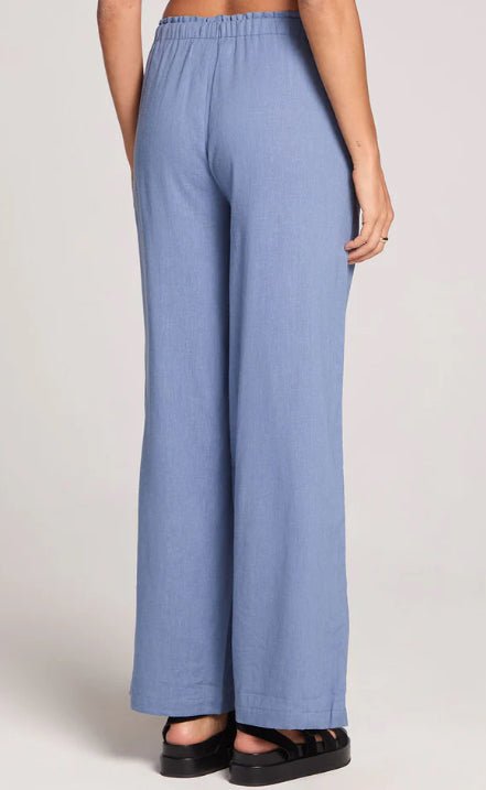 Saltwater Luxe Woven Worn Blue Pant - Fleur - De - Lis Boutique