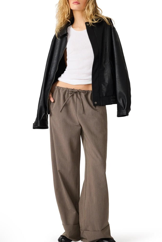 Steve Madden Idra Pant Walnut - Fleur-De-Lis Boutique