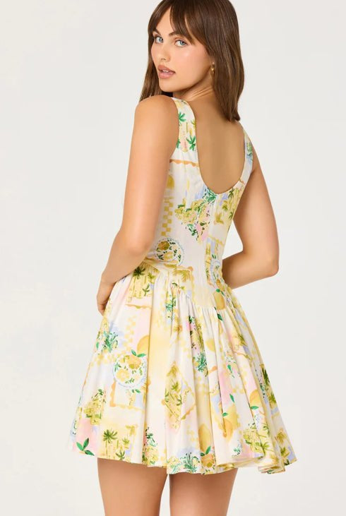 ASTR Reina Dress Lemon Paradise - Fleur - De - Lis Boutique