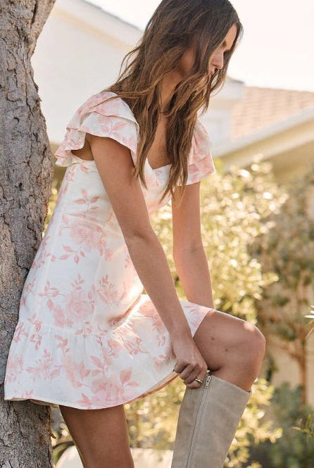 Saltwater Luxe Emarie Camella Mini Dress - Fleur - De - Lis Boutique